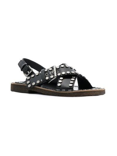 sandalen von prada|prada studded pony skin sandals.